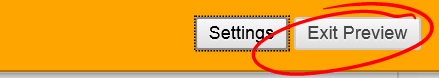 Exit Preview button